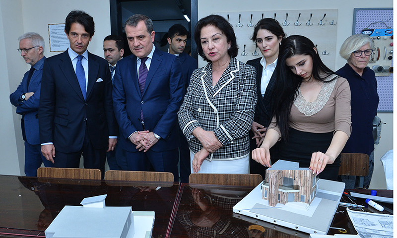 İtaliya – Azərbaycan Dizayn Mərkəzinin açılışı olub