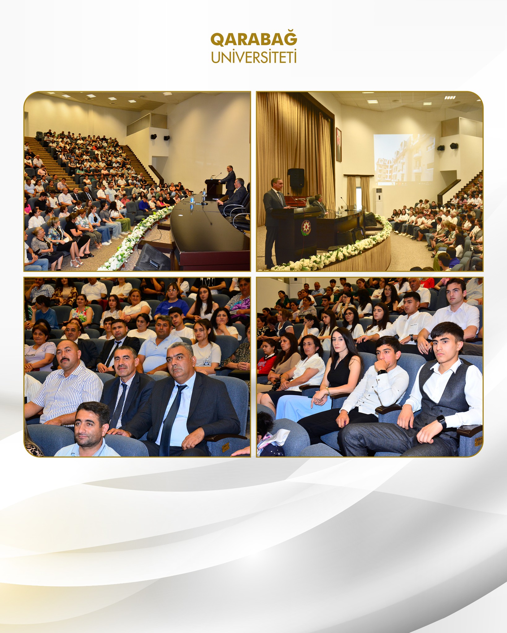 Qarabağ Universitetinin rektoru yüksək nəticə göstərən abituriyentlərlə görüşüb