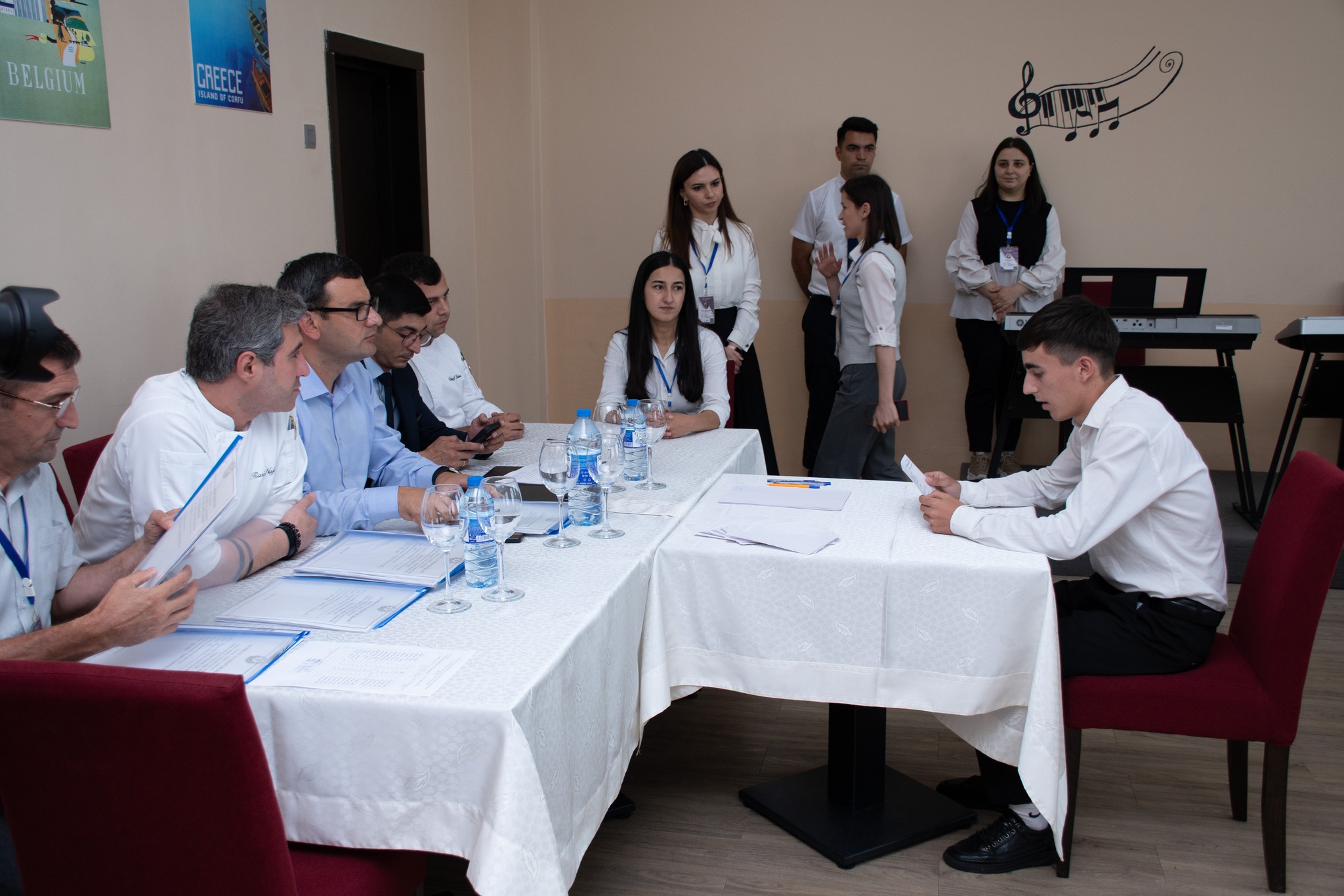 Agentlik direktoru Qəbələ Dövlət Peşə Təhsil Mərkəzində imtahan prosesini izləyib