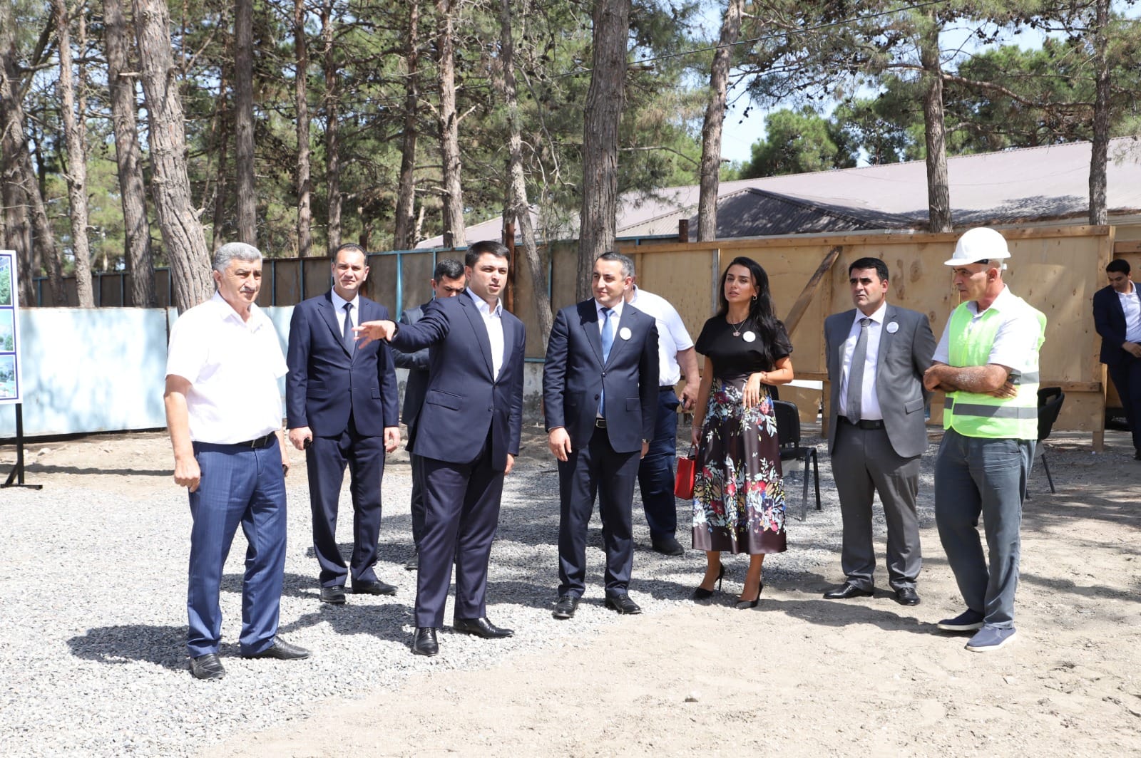 Neftçala şəhər E.Həbibov adına 4 nömrəli tam orta məktəb üçün yeni bina tikilir