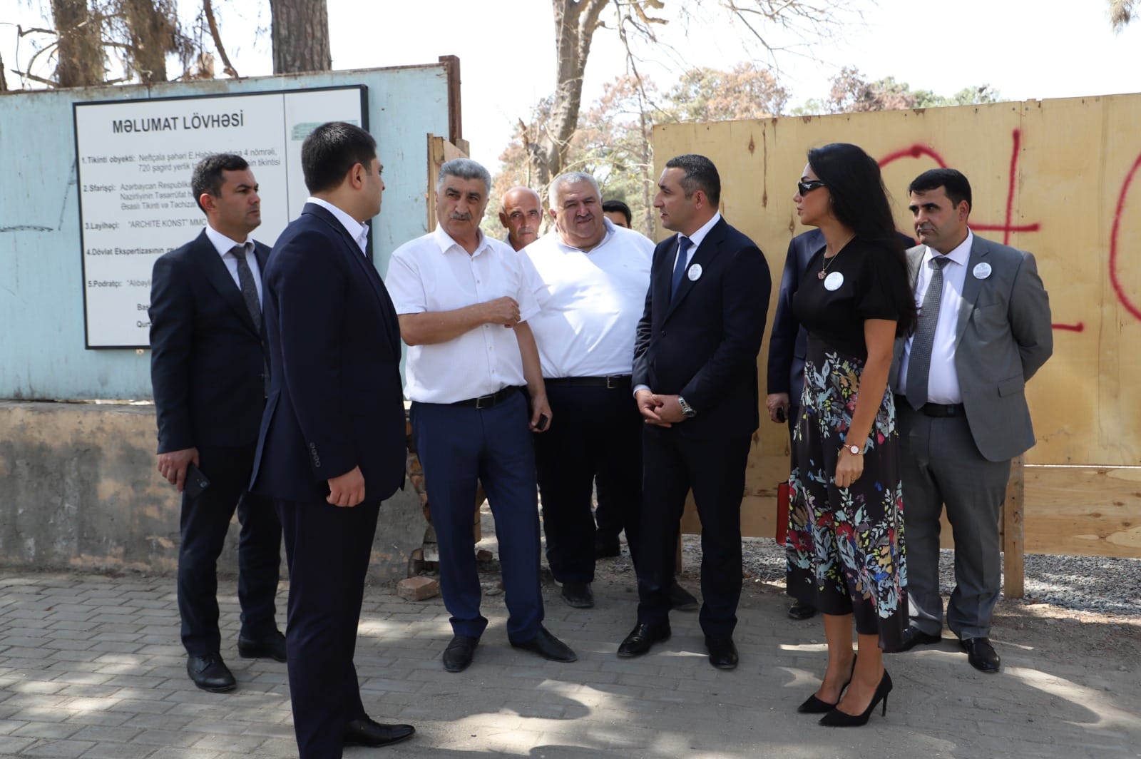 Neftçala şəhər E.Həbibov adına 4 nömrəli tam orta məktəb üçün yeni bina tikilir