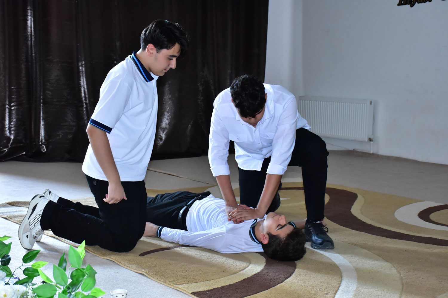 Məktəblilərlə fövqəladə hallara dair maarifləndirici görüş olub