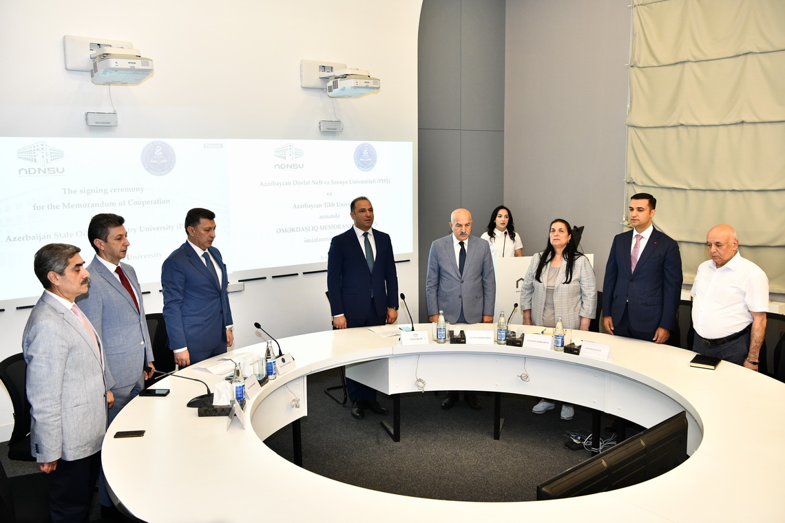 ADNSU ilə Azərbaycan Tibb Universiteti arasında memorandum imzalanıb