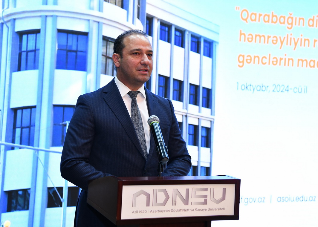 ADNSU tələbələri ilə “Qarabağın dirçəlişində həmrəyliyin rolu” mövzusunda görüş keçirilib