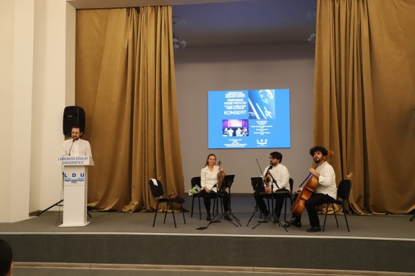 LDU-da məşhur alman musiqiçiləri konsert proqramı ilə çıxış ediblər