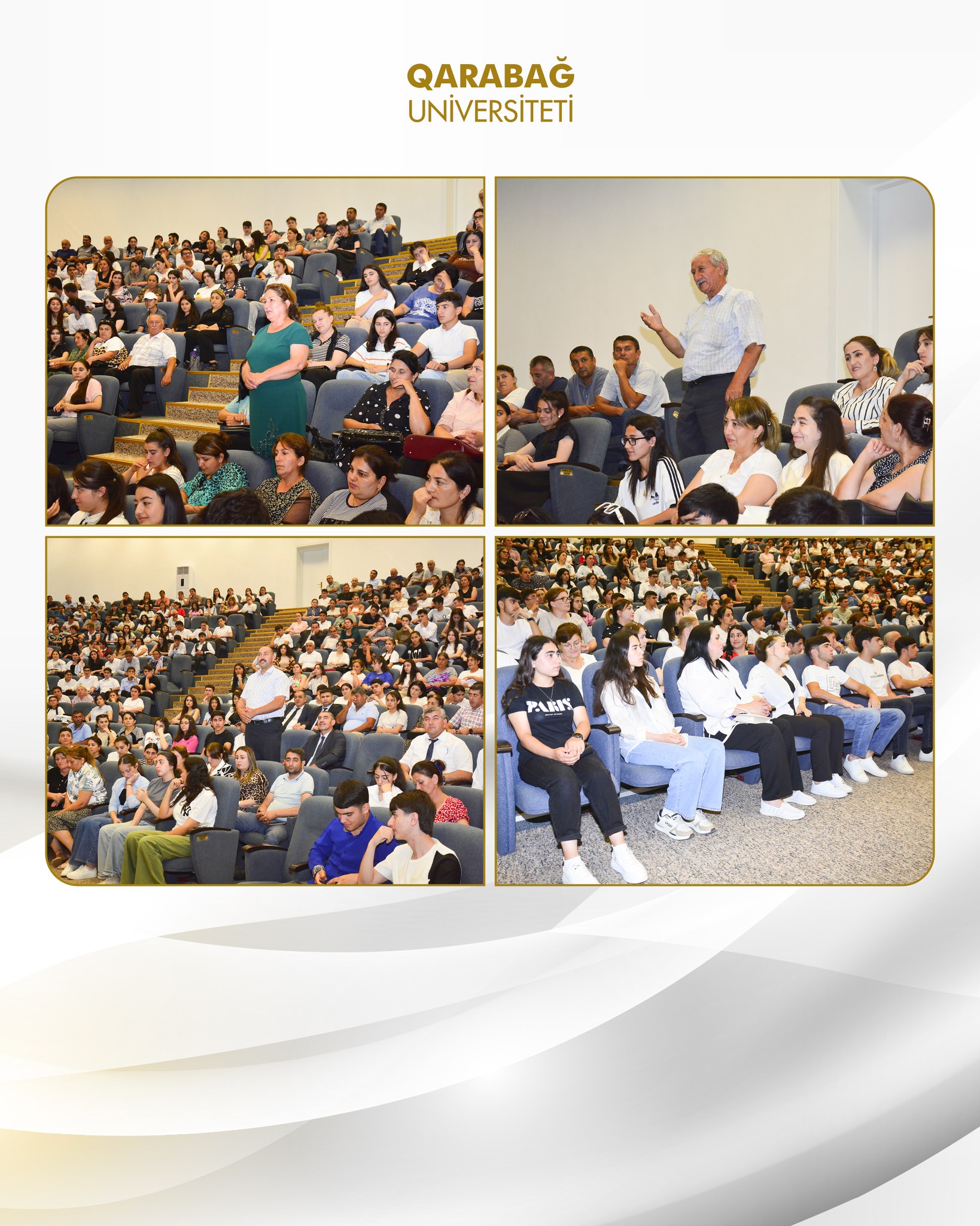 Qarabağ Universitetinin rektoru yüksək nəticə göstərən abituriyentlərlə görüşüb