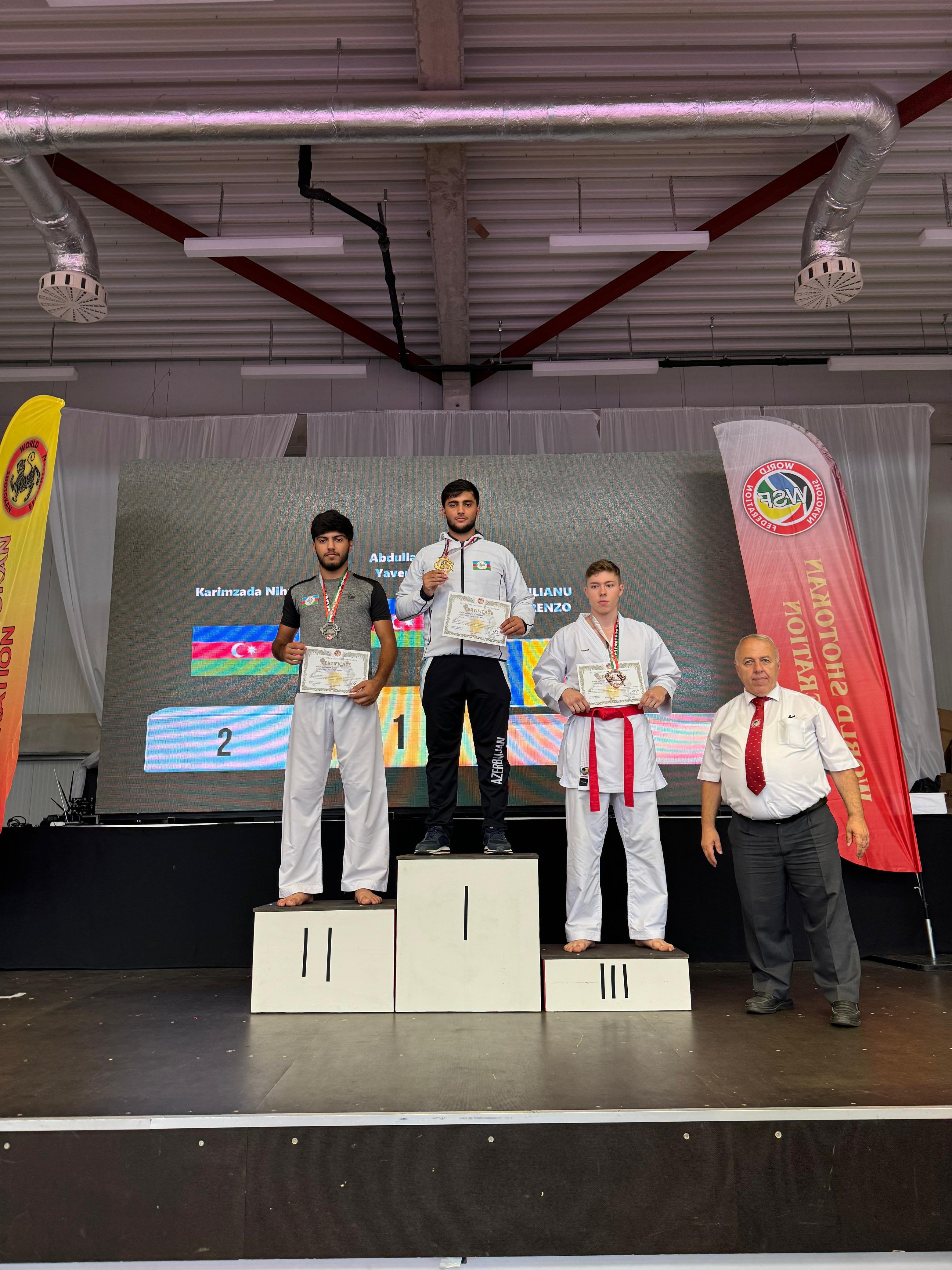 BDU tələbəsi gənclər arasında şotokan karate üzrə Avropa çempionu olub