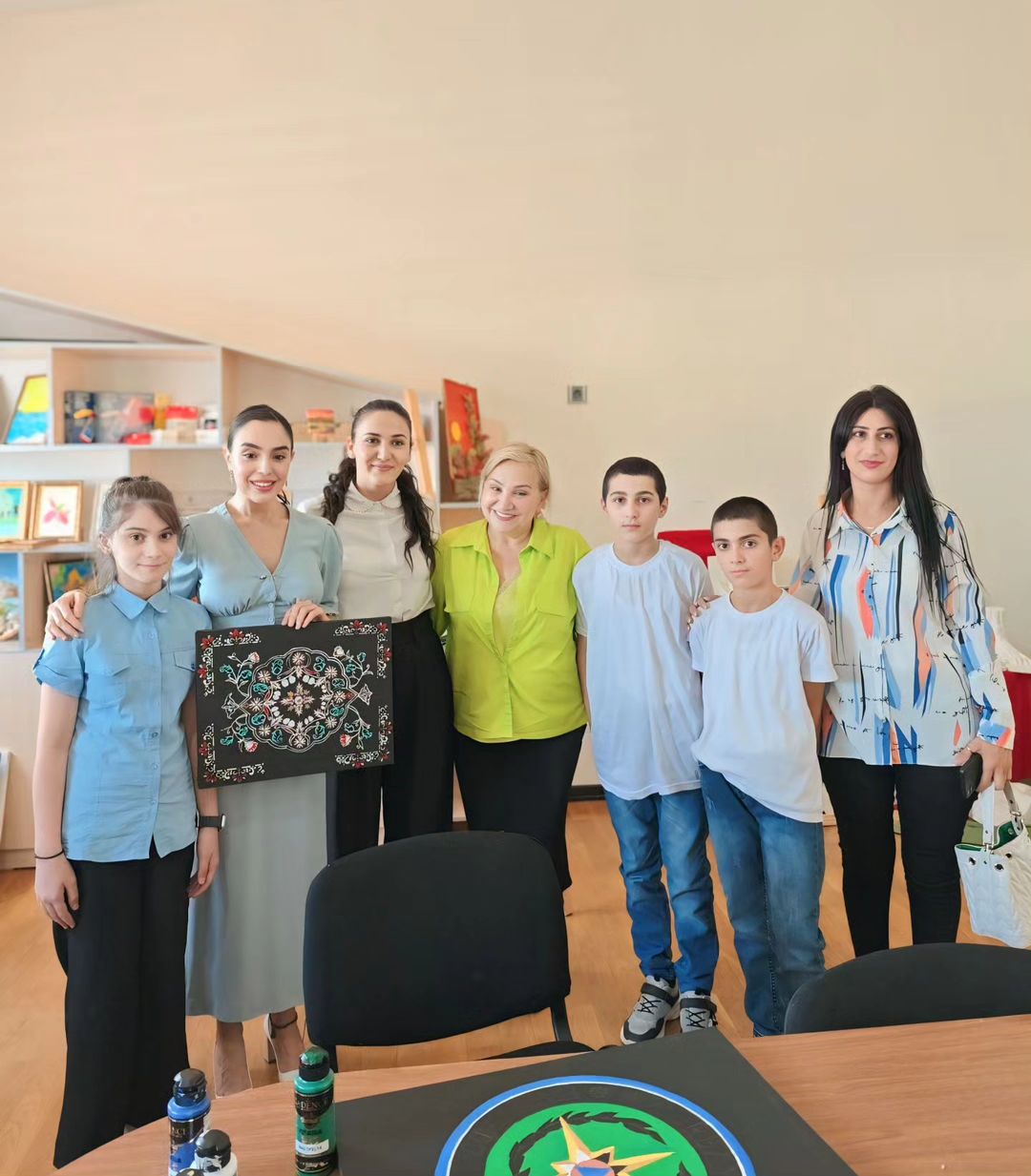 Leyla Əliyeva internat məktəbini ziyarət edib - FOTOLAR