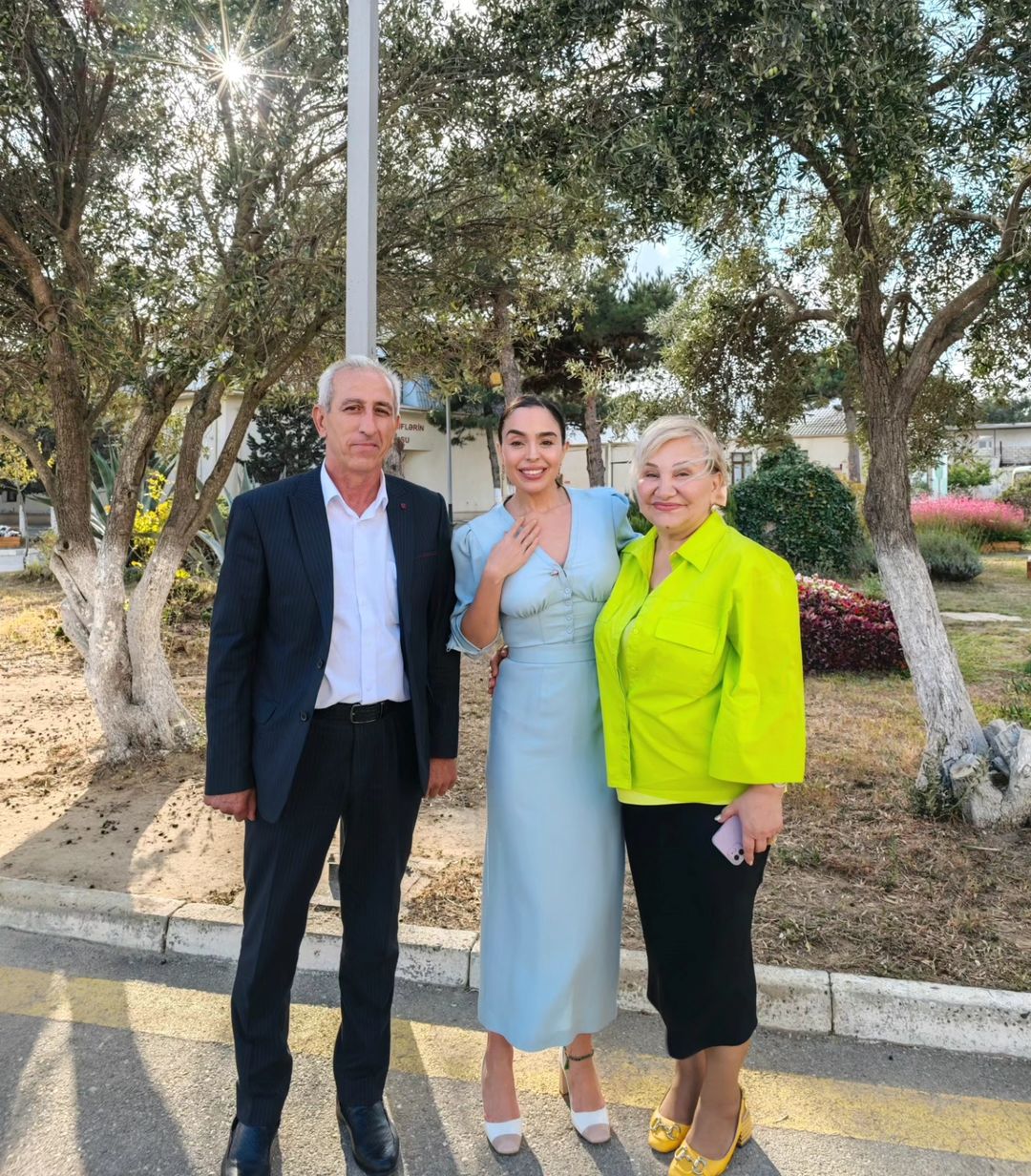 Leyla Əliyeva internat məktəbini ziyarət edib - FOTOLAR