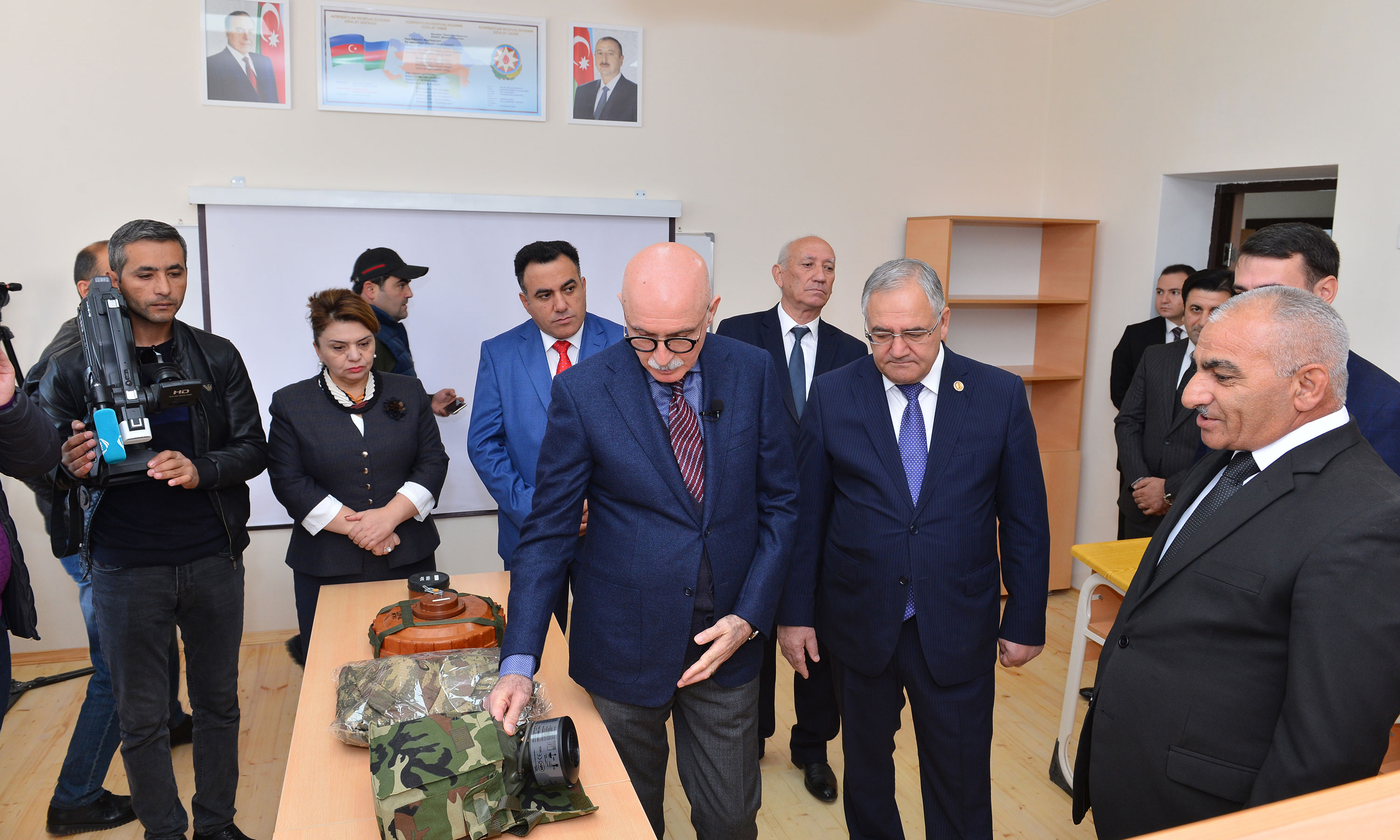 Ağdamda yeni məktəb binasının açılışı olub