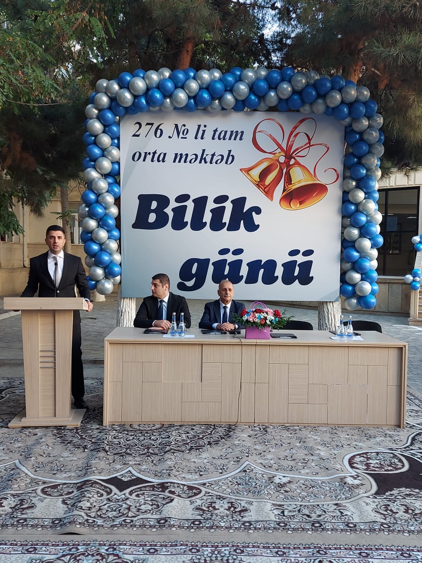 Bakıda 276 nömrəli tam orta məktəbdə Bilik Günü qeyd olunub