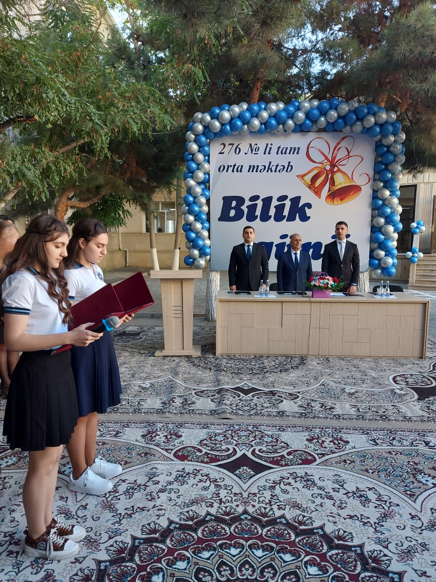 Bakıda 276 nömrəli tam orta məktəbdə Bilik Günü qeyd olunub