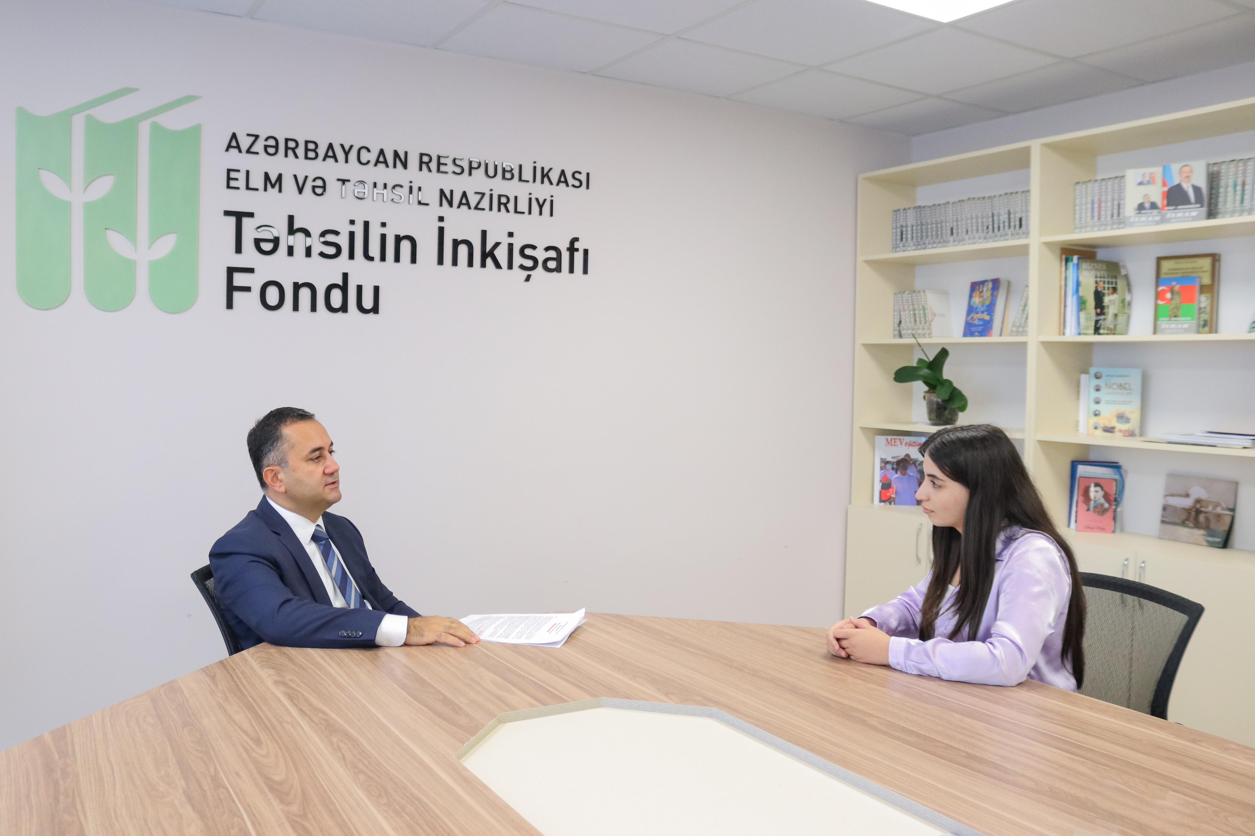 Elnur Nəsibov: Təhsilin İnkişafı Forumunun məqsədi tərəfdaşlıq üçün dialoq platformasını yaratmaqdır - MÜSAHİBƏ