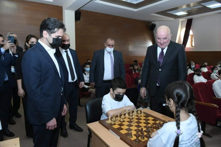 Azad Rəhimovun xatirəsinə həsr edilmiş şahmat turnirinin açılış mərasimi