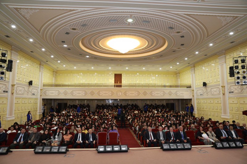 BDU-da Ümummilli Lider Heydər Əliyevin 100 illik yubileyi ilə bağlı tədbir keçirilib