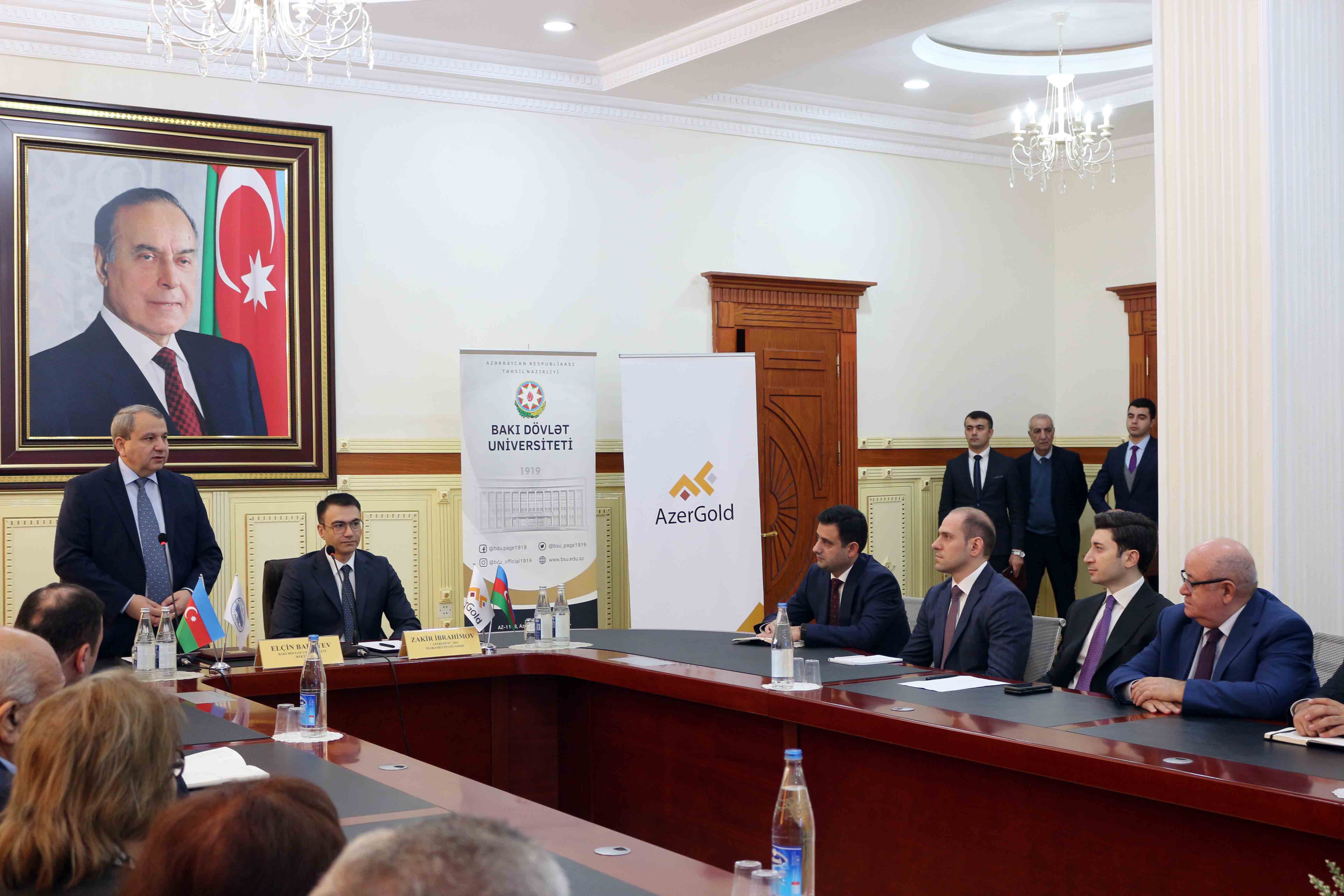 BDU ilə “AzerGold” arasında əməkdaşlıq protokolu imzalanıb