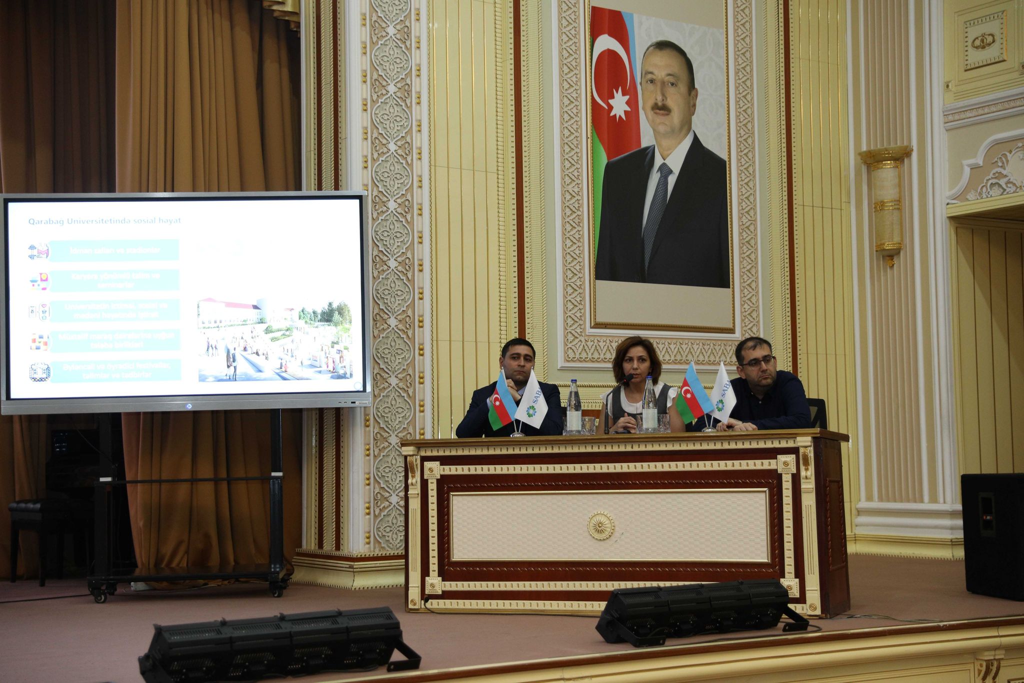 BDU-da Qarabağ Universitetinin SABAH qruplarına qəbulla əlaqədar infosessiya keçirilib