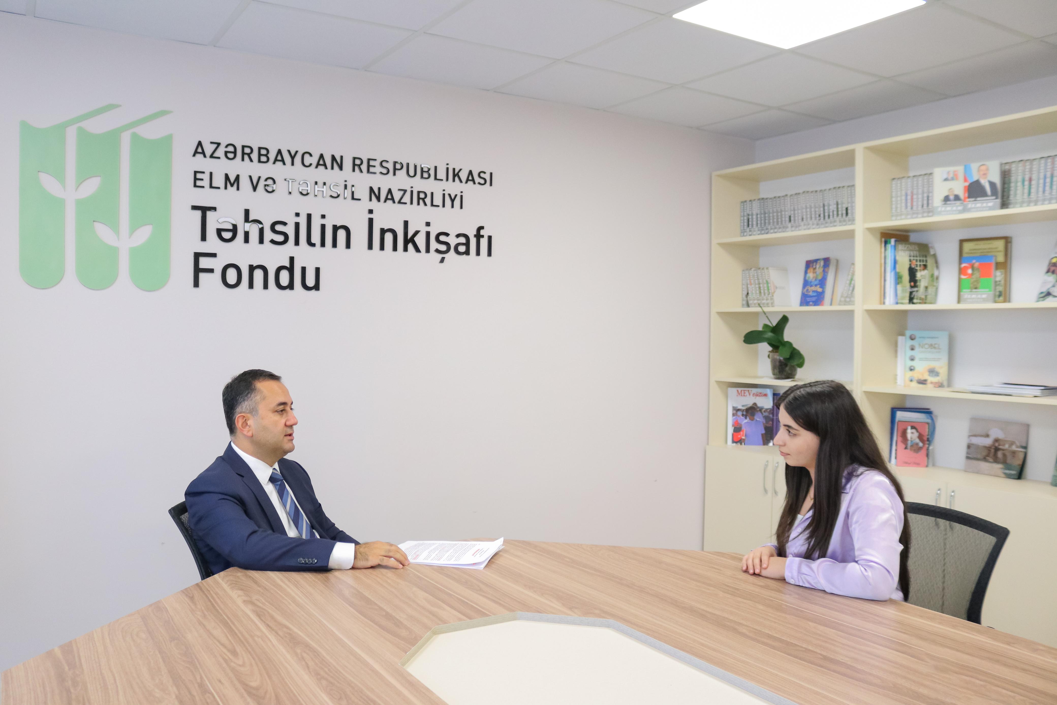 Elnur Nəsibov: Təhsilin İnkişafı Forumunun məqsədi tərəfdaşlıq üçün dialoq platformasını yaratmaqdır - MÜSAHİBƏ