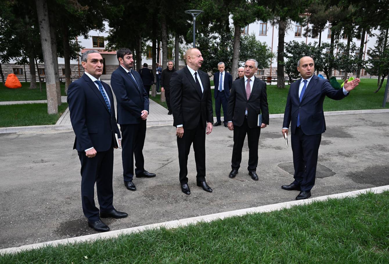 Prezident İlham Əliyev Qarabağ Universitetinin təmirdən sonra açılışında iştirak edib