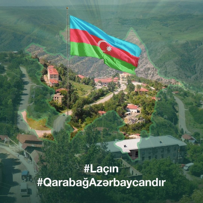 Birinci vitse-prezident Mehriban Əliyeva Laçın rayonunun işğaldan azad olunması münasibətilə xalqımızı təbrik edib