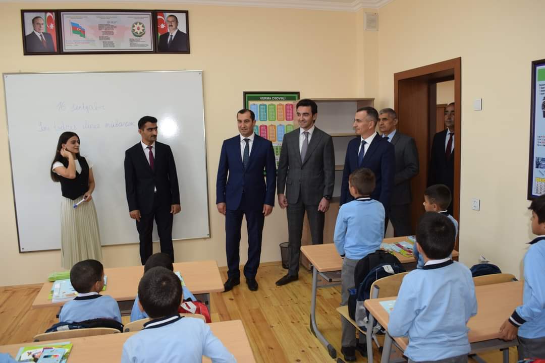 Heydər Əliyev Fondu tərəfindən Şamaxı rayonunda tikilən daha bir məktəb binası istifadəyə verilib