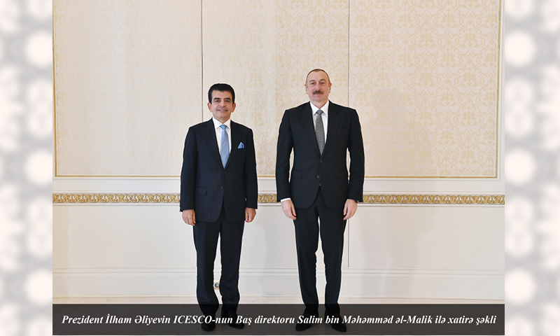 Prezident İlham Əliyev ICESCO-nun Baş direktorunun rəhbərlik etdiyi nümayəndə heyətini qəbul edib