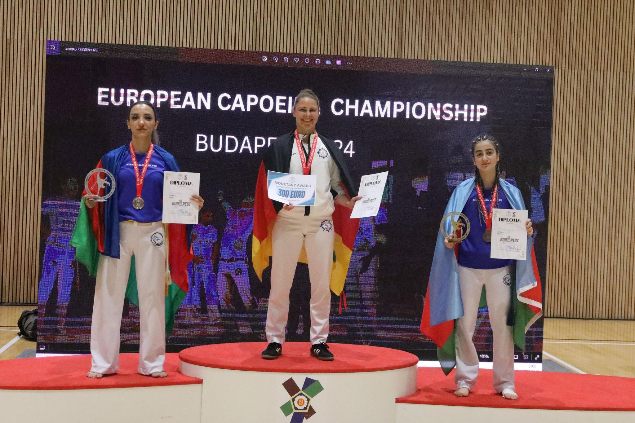 BDU tələbəsi Kapoeyra üzrə Avropa çempionatında bürünc medal qazanıb