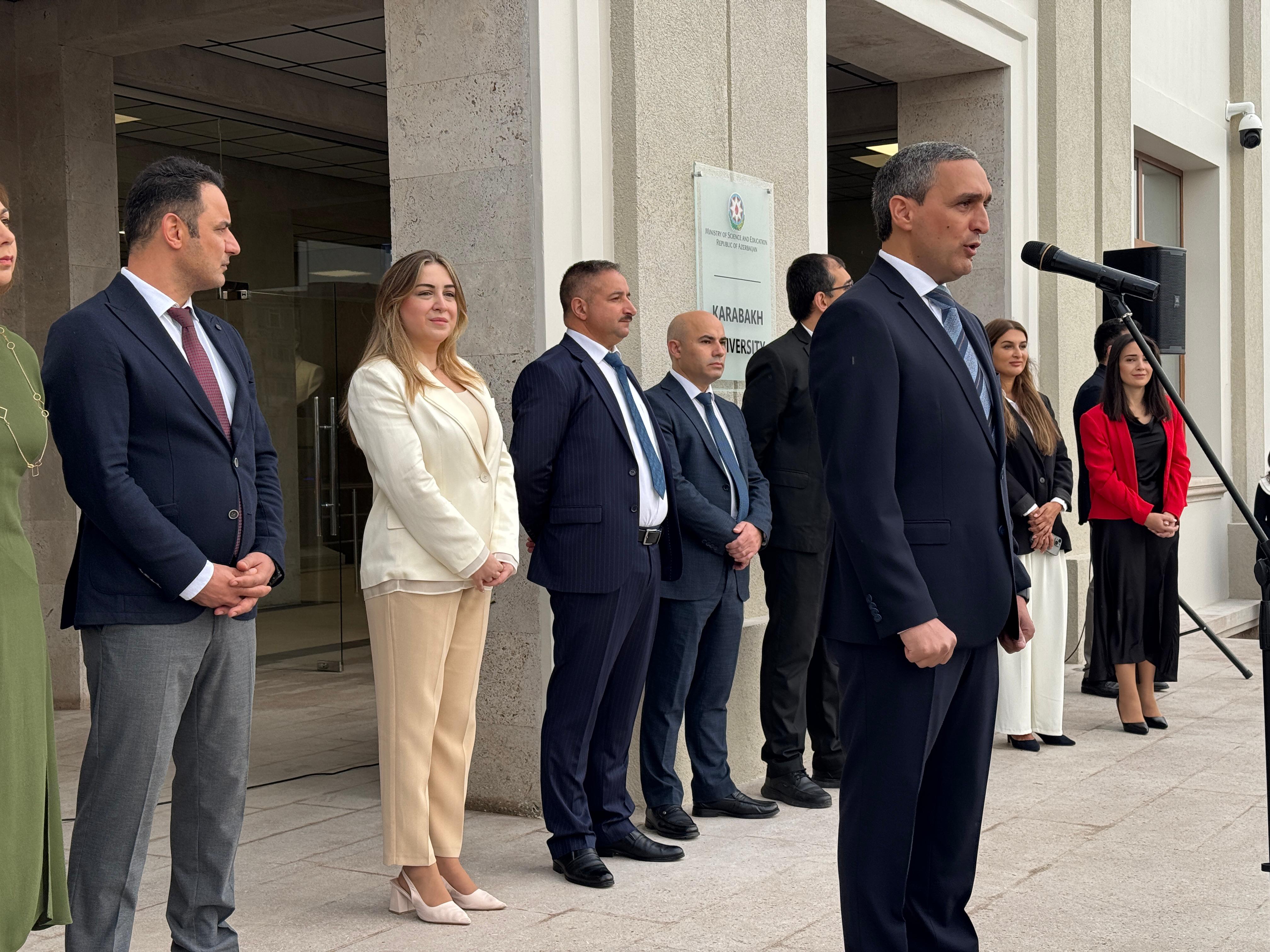Qarabağ Universitetində ilk dərs günü başladı