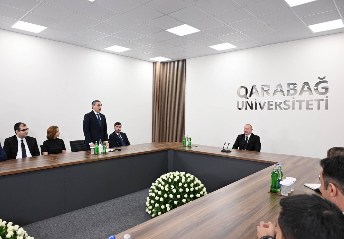 Prezident İlham Əliyev Qarabağ Universitetinin təmirdən sonra açılışında iştirak edib